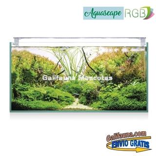 Acuario Kit AQUASCAPE RGB PRO EXTRA-CLARO 250 + MESA AQUA STAND - Imagen 2