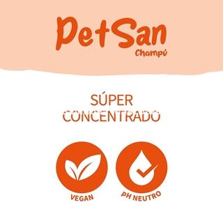 Champú antiparasitario con Aloe Vera para perros PetSan - Imagen 2