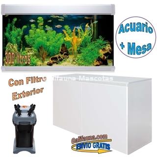 KIT ACUARIO de 300 litros AQUALUXPRO + MESA AQUA STAND - Imagen 2
