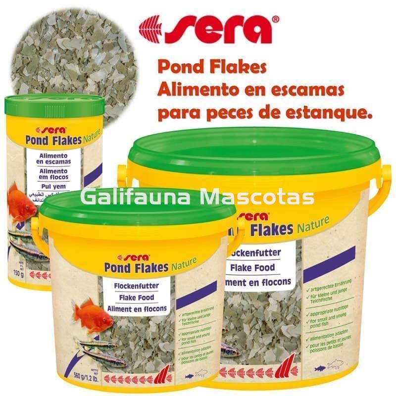 sera 1 Piece Pond Flakes Fish Food, 1.3 lb/3800 ml